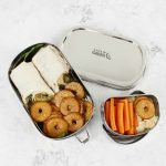 Nestisbox, sporöskjulaga, úr riðfríu stáli - Kangra