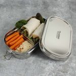 Nestisbox, sporöskjulaga, úr riðfríu stáli - Kangra