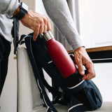 Qwetch Active Drykkjarflaska 600 ml. rauð f.  Heitt/kalt