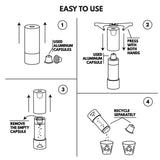Recicloo - endurvinnslugaur fyrir notuð Nespresso ál hylki