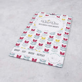 Beebee Wraps...náttúrulegar matvælaumbúðir úr býflugnavaxi... Túlipanamynstur - 3 stærðir í pakka ( lítil, miðstærð og stór) eru ný vara