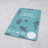 Beebee Wraps...náttúrulegar matvælaumbúðir úr býflugnavaxi... Hvalamynstur - 3 stærðir í pakka ( lítil, miðstærð og stór) eru ný vara