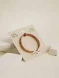 Handslegið Kopararmband með chakra-mynstri